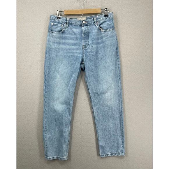 Everlane Jeans Women 30 Blue Light Wash 90s Cheeky Cotton Straight Classic Denim - Picture 1 of 14